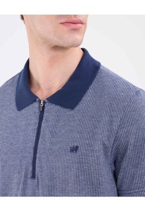 Polo Para Hombre Cuello Tejido Sin Bolsillo Color Azul Marca Patprimo #44112747