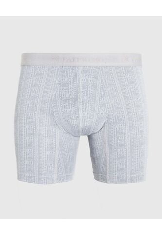 Bóxer Medio Estampado X1 Para Hombre Gris Patprimo Patprimo