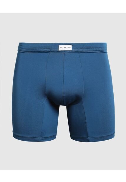Bóxer Medio Unicolor X1 Para Hombre Azul Patprimo