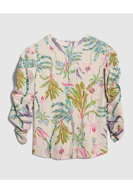 Blusa Para Mujer Manga 3/4 Color Verde  Marca Patprimo #30123282
