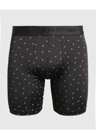 Bóxer Medio Estampado X1 Para Hombre Negro Patprimo Patprimo