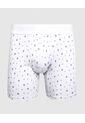 Bóxer Medio Estampado X1 Para Hombre Blanco Patprimo de Patprimo