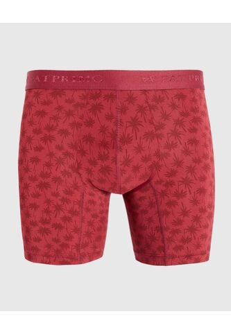 Bóxer Medio Estampado X1 Para Hombre Rojo Patprimo Patprimo