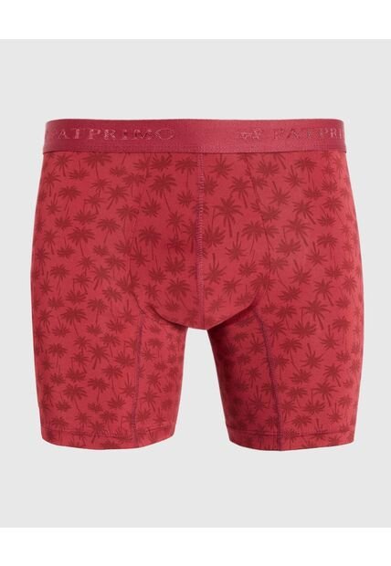 Bóxer Medio Estampado X1 Para Hombre Rojo Patprimo