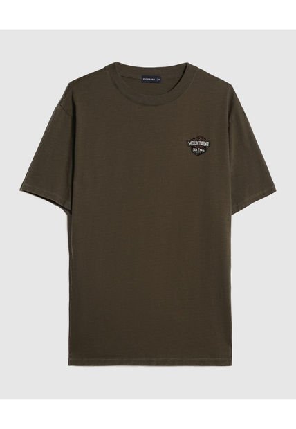 Camiseta Para Hombre Manga Corta Cuello Redondo Color Verde  Marca Patprimo #44090918