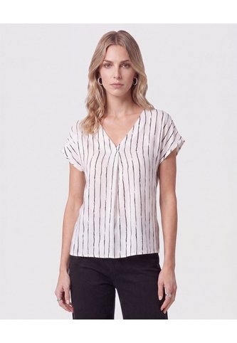 Blusa  Para Mujer Manga Corta Color Crudo Marca Patprimo #30127838 Patprimo