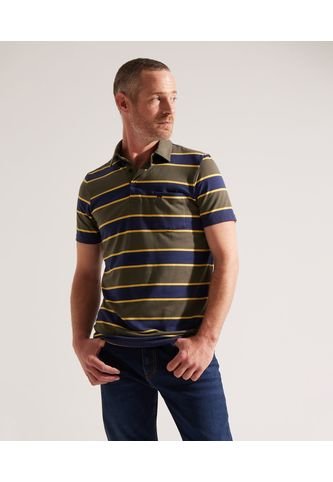 Polo Cuello Maquina Con Bolsillo Hombre Patprimo Verde 44112501-5128 Patprimo
