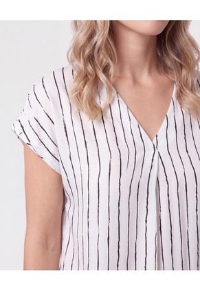 Blusa Para Mujer Manga Corta Color Crudo Marca Patprimo #30127838