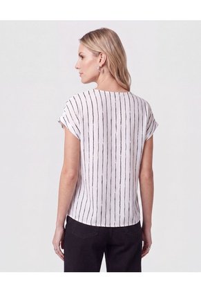 Blusa Para Mujer Manga Corta Color Crudo Marca Patprimo #30127838