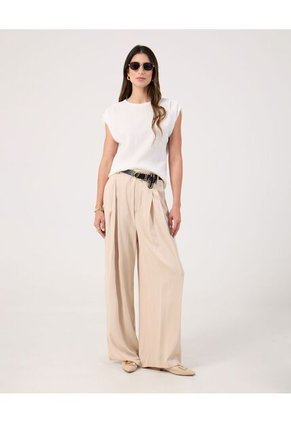 Camiseta Para Mujer Manga Corta Cuello Redondo Color Blanco Marca Patprimo #30093870