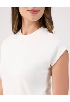 Camiseta Para Mujer Manga Corta Cuello Redondo Color Blanco Marca Patprimo #30093827