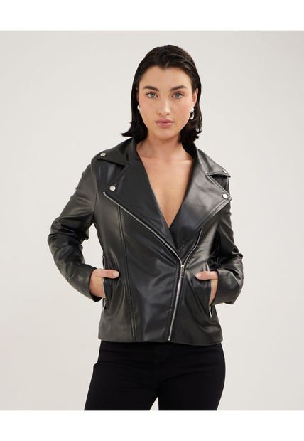 Chaqueta Para Mujer Trucker Color Negro Marca Patprimo #30080523