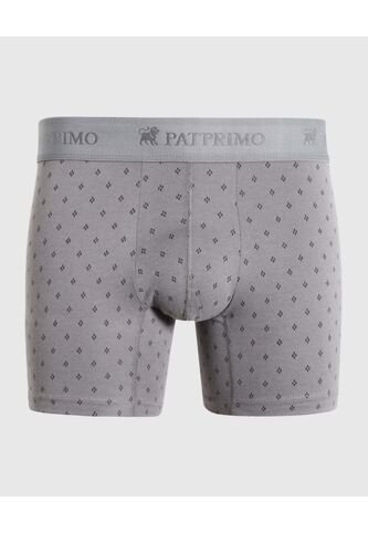 Bóxer Medio Estampado X1 Para Hombre Gris Patprimo Patprimo