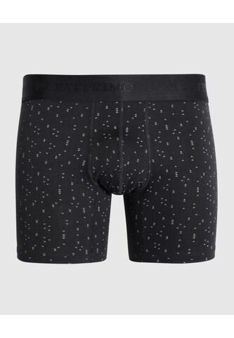 Bóxer Medio Estampado X1 Para Hombre Negro Patprimo Patprimo