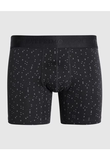 Bóxer Medio Estampado X1 Para Hombre Negro Patprimo