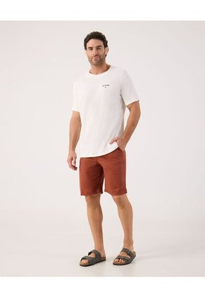 Camiseta Para Hombre Manga Corta Cuello Redondo Color Crema Marca Patprimo #44090939