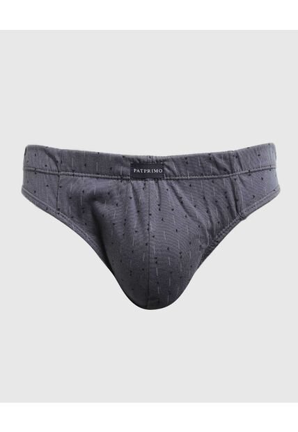 Boxer X1 Para Hombre Tanga Color Gris Marca Patprimo #10054-H0