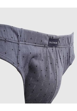 Boxer X1 Para Hombre Tanga Color Gris Marca Patprimo #10054-H0
