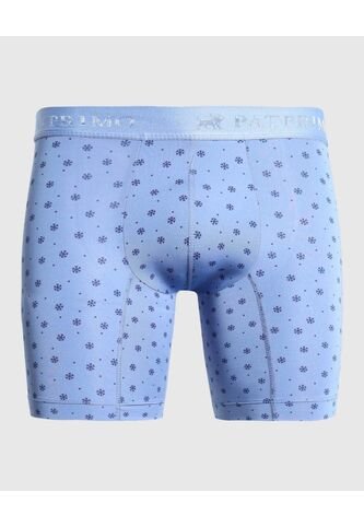 Bóxer Medio Estampado X1 Para Hombre Azul Patprimo Patprimo