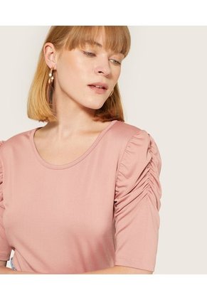 Camiseta Para Mujer Manga Corta Color Rosa Marca Patprimo #30092787