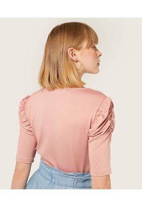 Camiseta Para Mujer Manga Corta Color Rosa Marca Patprimo #30092787