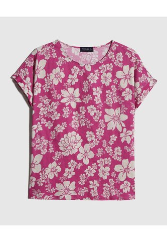 Blusa Para Mujer Manga Corta Color Rosa Marca Patprimo #30123395 Patprimo
