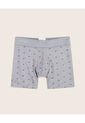 Bóxer Medio Estampado Miniprint En Algodón  X1 Para Hombre Gris Patprimo de Patprimo