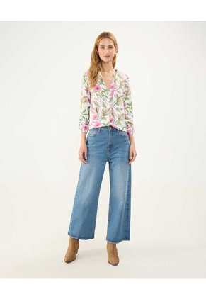 Blusa Para Mujer Manga Larga Color Crudo Marca Patprimo #30123392