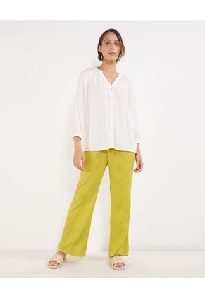 Blusa Para Mujer Manga 3/4 Color Blanco Marca Patprimo #30123270