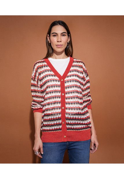 Saco Para Mujer Cardigan Color Beige Marca Patprimo #30330537