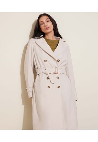 Chaqueta Para Mujer Trench Color Beige Marca Patprimo #30080467 Patprimo