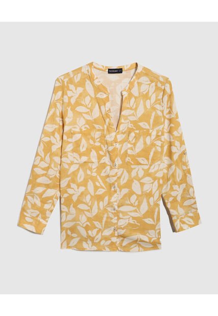 Blusa Para Mujer Manga Larga Color Amarillo  Marca Patprimo #30123236