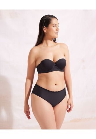 Panty  Para Mujer Clasico Color Negro Marca Patprimo #30800024 Patprimo