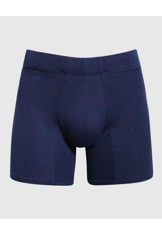 Pantaloncillo Boxer Medio En Algodon Con Screen Y Pretina Encaretrada X1 Para Hombre Azul Patprimo Patprimo