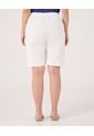 Bermuda Para Mujer Regular Largo Color Blanco Marca Patprimo #14100134 de Patprimo