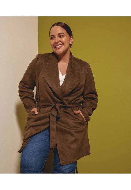 Chaqueta Para Mujer Desestructurada Color Café  Marca Patprimo #14080134