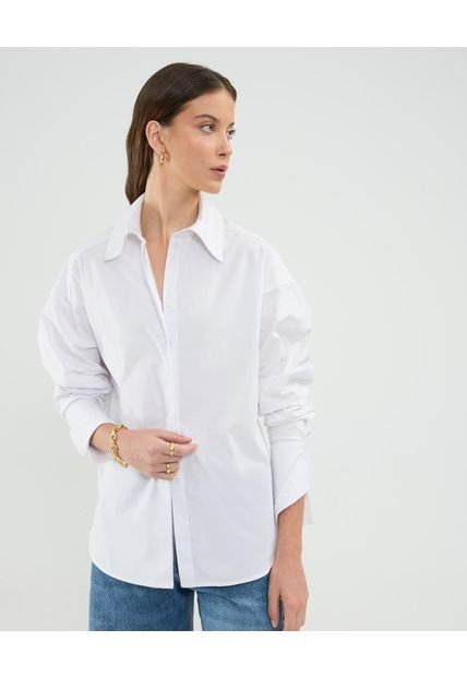 Camisa Para Mujer Manga Larga Color Blanco Marca Patprimo #30010716