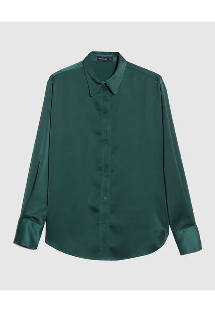 Camisa Para Mujer Manga Larga Color Verde  Marca Patprimo #30010670