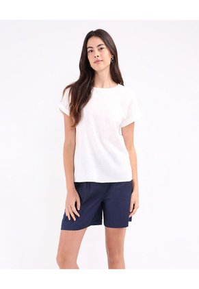 Blusa Para Mujer Manga Corta Color Blanco Marca Patprimo #30123347