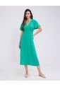 Vestido Para Mujer M/C Largo Color Verde Marca Patprimo #30171031 de Patprimo