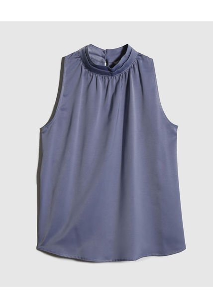 Blusa Para Mujer Manga Sisa Color Azul  Marca Patprimo #30123359