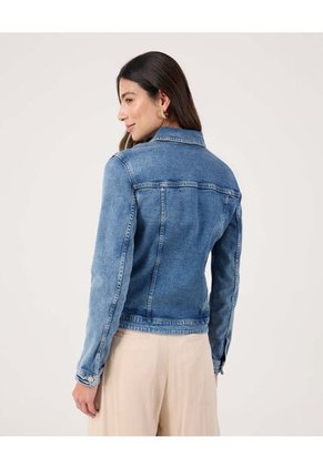 Chaqueta Para Mujer Trucker Color Azul Marca Patprimo #30080582