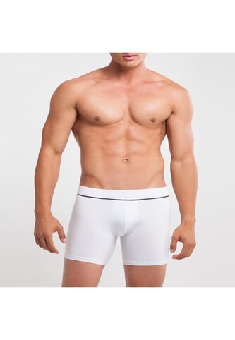 Boxer  En Lycra-Algodón X1 Para Hombre Blanco Patprimo Patprimo