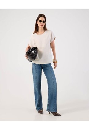 Blusa  Para Mujer Manga Corta Color Beige Marca Patprimo #30123630