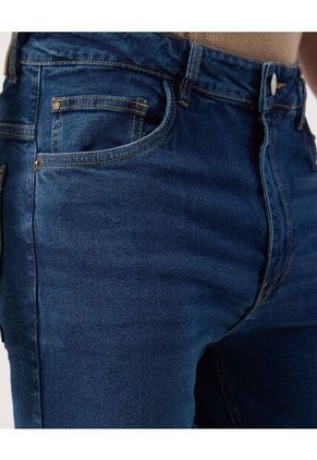 Jeans Regular Tono Azul Medio Para Hombre Azul Patprimo