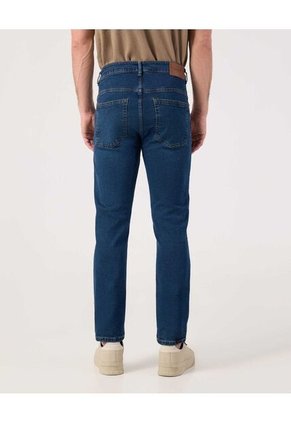 Jeans Regular Tono Azul Medio Para Hombre Azul Patprimo