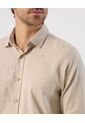 Camisa  Para Hombre Manga Larga Sin Bolsillo Cuello C Color Beige Marca Patprimo #44013173 de Patprimo