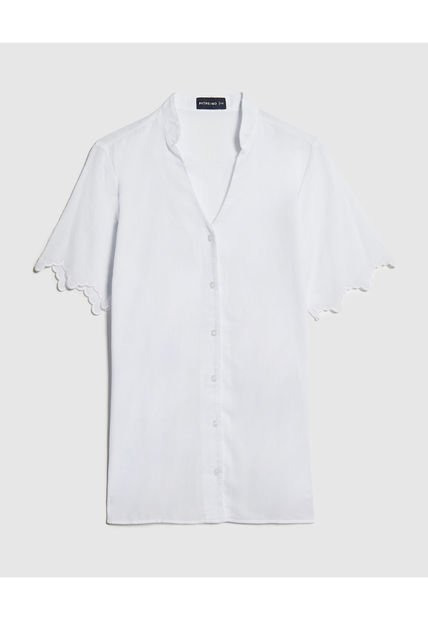 Blusa Para Mujer Manga Corta Color Blanco Marca Patprimo #14121363