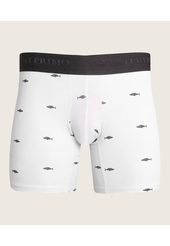 Bóxer Medio Estampado Miniprint En Algodón  X1 Para Hombre Hueso Patprimo Patprimo