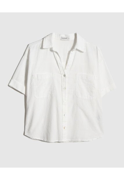 Camisa Para Mujer Manga Larga Color Blanco Marca Patprimo #30010662